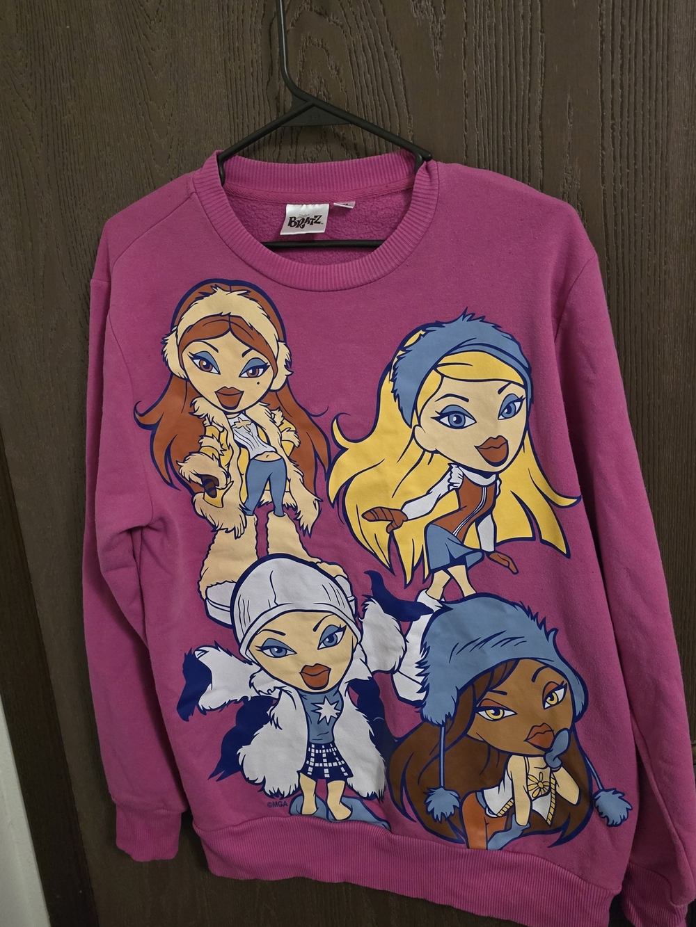 Bratz Graphic Crewneck Sweatshirt - Bright Pink